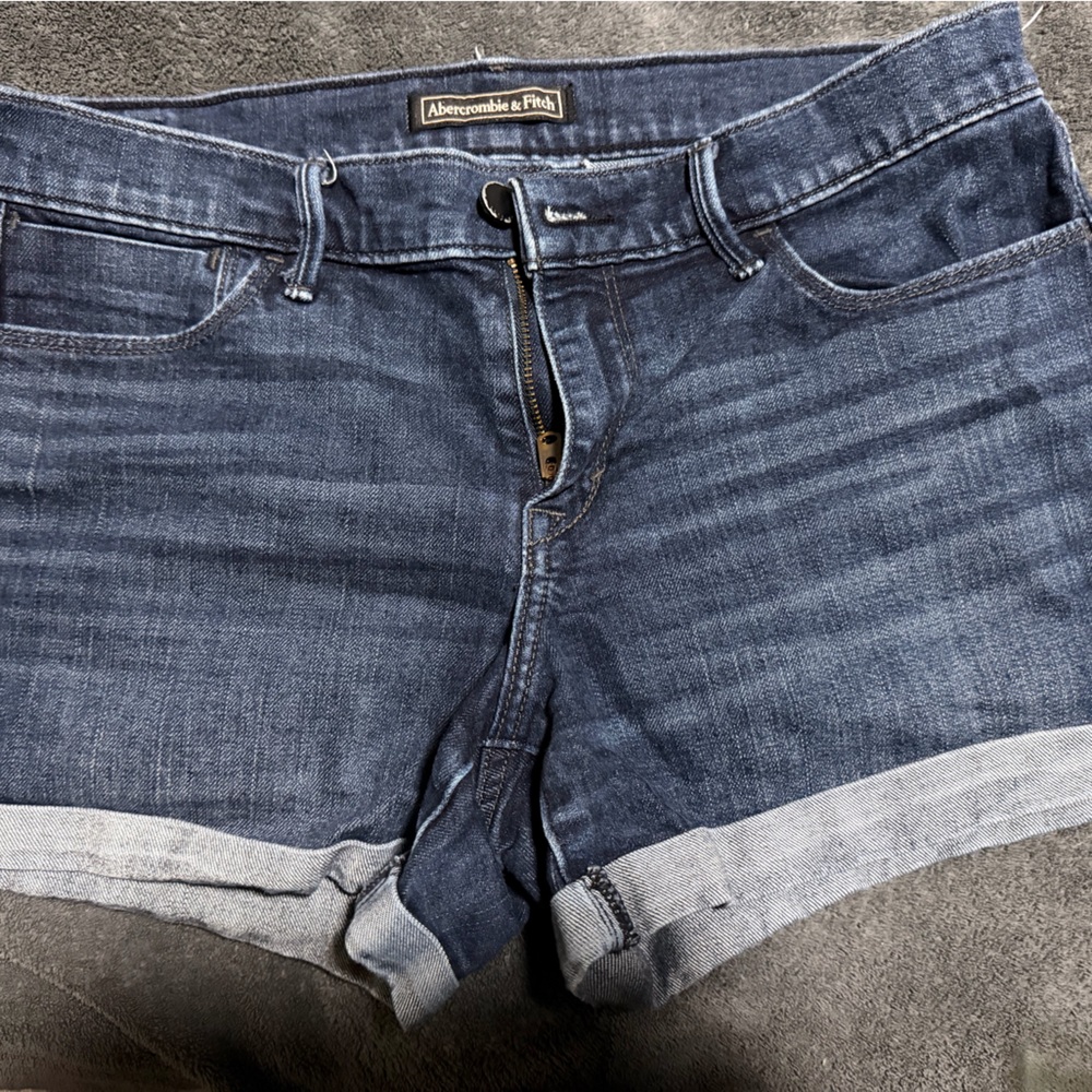 Abercrombie & Fitch Dark Blue women’s Shorts